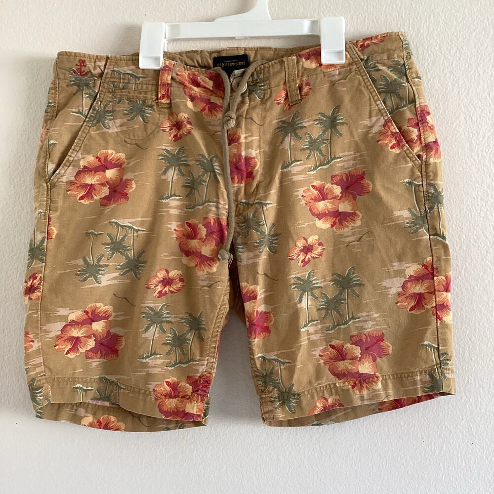 Vintage CPO Men’s Provisions Hawaiian Floral Shorts Size 32 Summer Vibes